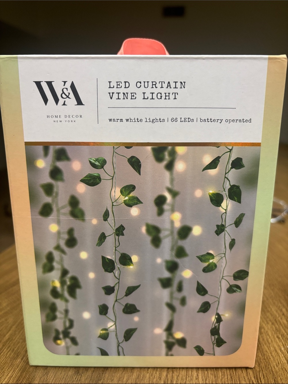 LED Curtain Vine Light - Warm White Vine String Lights